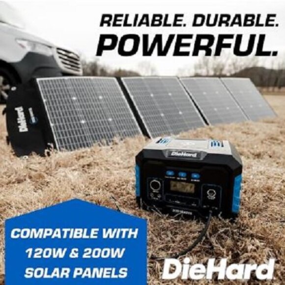 DieHard Portable Power Station 300-Watt (600-Watt Peak) 288.6Wh-Solar Generator - Picture 6 of 7